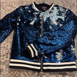 Sequin kids jacket.